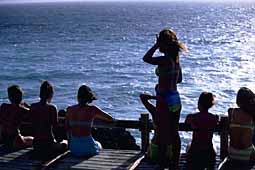 nijima-girls-watching-sunset