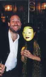 Steve Forster with Noh character