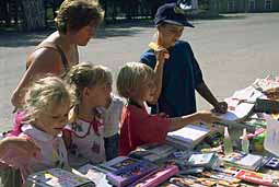 School shopping in Kirillov