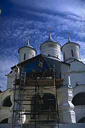 Reconstruction of church in Kirillov