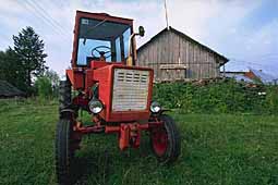 Red tractor