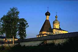 Monastery wall in Ferapontovo