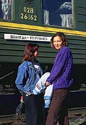 Train Vologda-Murmansk