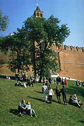 In front of Kremlin