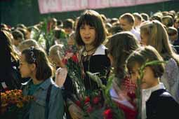 First school day in Moscow