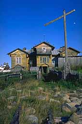 Biologcal station on cape Seldyanoi
