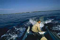 Fishermen on a boat